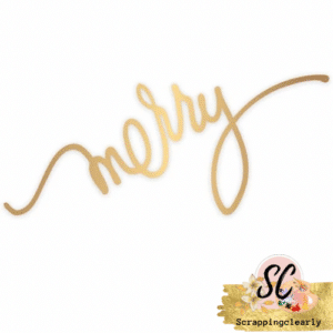 Heidi Swapp Oh What Fun Metal Die - Merry