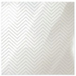 WRMK Clearly Posh Acetate 12" Sheet - Silver Chevron