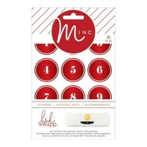 Heidi Swapp MINC Christmas - Numbers Stickers