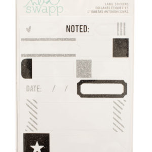 Heidi Swapp Sticker Labels - Black & White