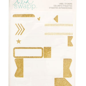 Heidi Swapp Sticker Labels - Gold