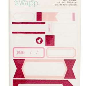 Heidi Swapp Sticker Labels - Pink