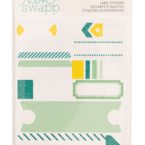 Heidi Swapp Sticker Labels - Teal