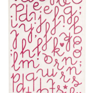 Heidi Swapp Puffy Glitter Alpha - Hot Pink