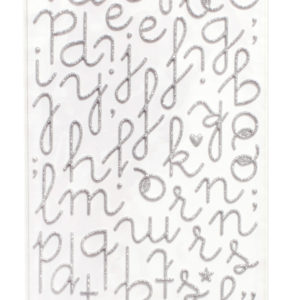Heidi Swapp Puffy Glitter Alpha - Silver