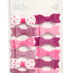 Heidi Swapp Fabric Bows - Pink