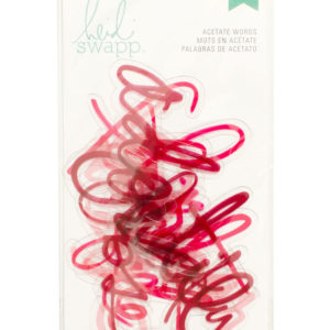 Heidi Swapp Acetate Words - Pink