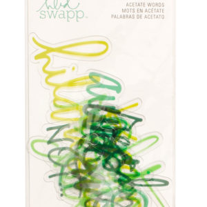Heidi Swapp Acetate Words - Teal