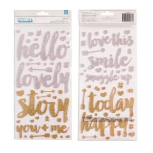 Cedar Lane Phrases Silver and Gold