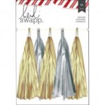 Heidi Swapp Oh What Fun Garland Tassels 11/Pkg Silver and Gold