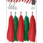 Heidi Swapp Oh What Fun Garland Tassels 11/Pkg Red and Green