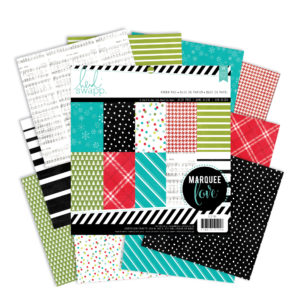 Heidi Swapp Marquee Christmas 8.5 x 8.5 Patterned 20 Sheets