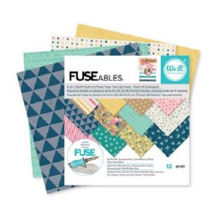 We R Memory Keepers - FUSEables Collection - 6 x 6 Paper Pad - Patterned