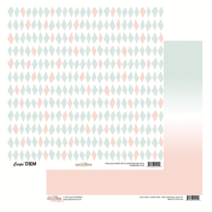 Glitz Design - Carpe Diem Collection - 12 x 12 Double Sided Paper - Diamonds Clear