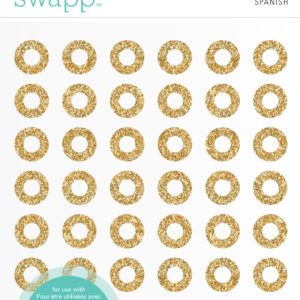 Heidi Swapp Glitter Reinforcements Gold