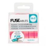 We R Memory Keepers - FUSEables Collection - Ruffle Tape - Raspberry