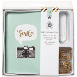 Pink Paislee - Memorandum Collection - Office Supply Kit