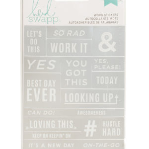 Heidi Swapp Word Jumble - Silver