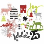 Heidi Swapp Oh What Fun Chipboard Die-Cuts Shapes