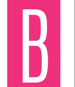 Heidi Swapp Lightbox Alphabets White on Pink