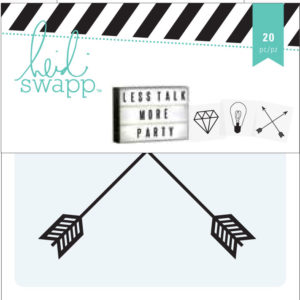 Heidi Swapp - Lightbox Black Icons