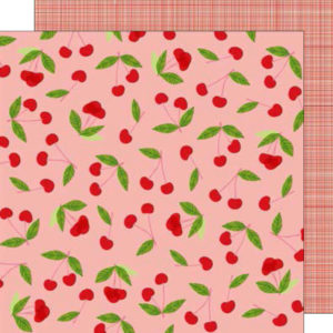 Dear Lizzy - Happy Place 12 x 12 Pattern Paper Cheery Cherry