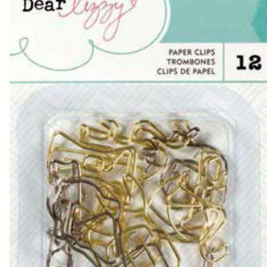 Dear Lizzy - Happy Place Shaped paper Clips