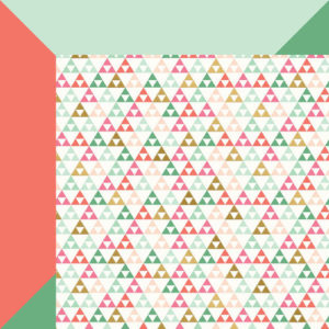 My Mind's Eye - On Trend 2 Collection - 12 x 12 Double Sided Paper with Foil Accents - Tribe