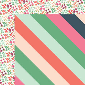 My Mind's Eye - On Trend 2 Collection - 12 x 12 Double Sided Paper - Vivid