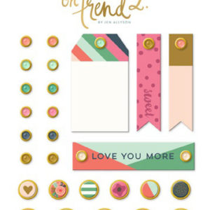 My Mind's Eye - On Trend 2 Collection - Decorative Brads