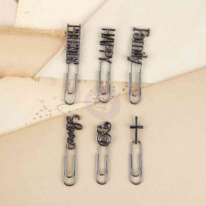 Prima - Decorative Paper Clips - Words and Symbols
