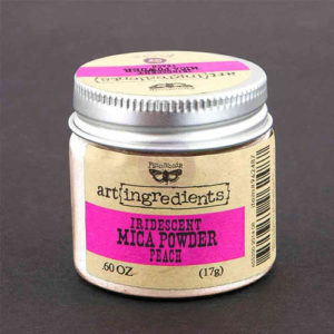 Prima - Finnabair - Art Ingredients - Iridescent Mica Powder - Peach Opal Magic