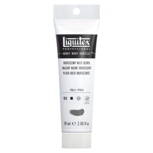 Liquitex Heavy Body Acrylic - Iridescent Rich Silver