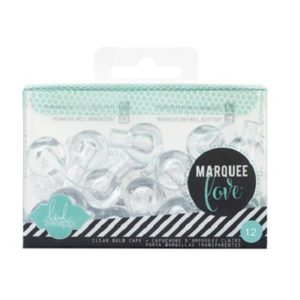 Heidi Swapp Marquee Love Collection - Extra Bulb Caps - Large - Clear