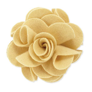 Notions Collection - Wool Felt Flowers - Polished Blossom - Buttercup
