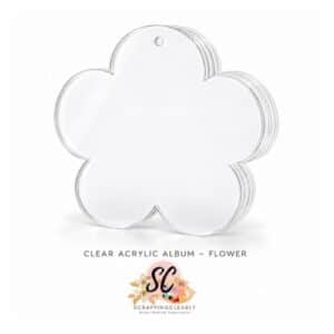 Scrappingclearly Acrylic Albums - Flower