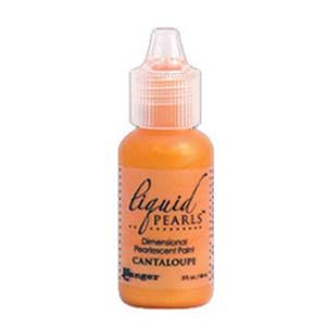 Ranger Liquid Pearls Paint - .05oz Bottle - Cantaloupe