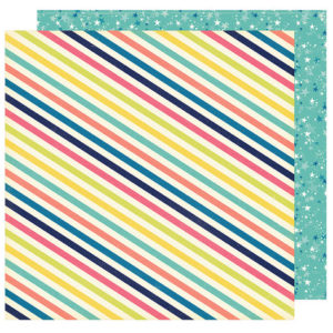 Shimelle Collection - Starshine - 12 x 12 Double Sided Paper - Gemini