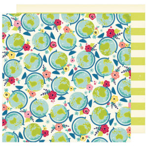 Shimelle Collection - Starshine - 12 x 12 Double Sided Paper - Exploration