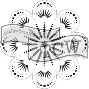 The Crafters Workshop - 6 x 6 Templates - Mini Pansy