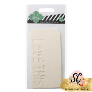 Heidi Swapp Mixed Media Watercolor Paper Tags - 8/Pkg