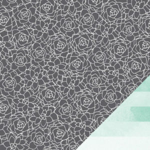 Amt Tangerine - Stitched - 12 x 12 Double Sided Paper - Garden