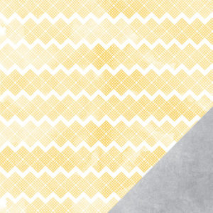 Amy Tangerine - Stitched - 12 x 12 Double Sided Paper - Interlock