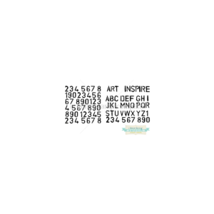 Donna Downey Cling Rubber Stamp - Stencilled & Deconstructed