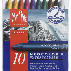 Neocolor II - Water-soluble Wax Pastels - 10 pack