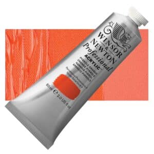 Winsor & Newton Professional Acrylic - Pyrrole Orange Series 4 60ml