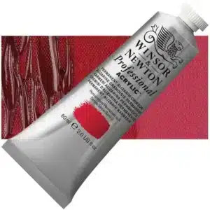 Winsor & Newton Professional Acrylic - Permanent Alizarin Crimson Series 3 60ml