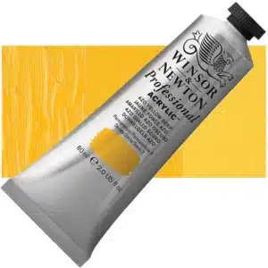 Winsor & Newton Professional Acrylic -  Azo Yellow Deep Series 2 60ml