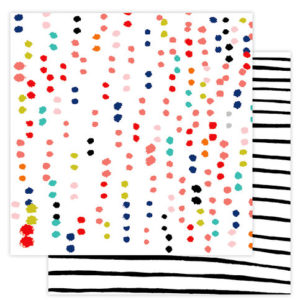 Studio Calico - Seven Paper - Goldie Collection - 12 x 12 Double Sided Paper - Paper 02