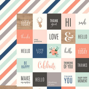 Pebbles - DIY Home Collection - 12 x 12 Double Sided Paper - From Me To You